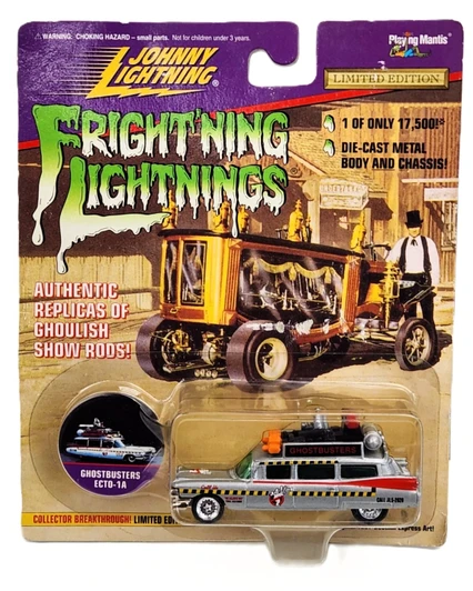 JOHNNY LIGHTNING  (1996) FRIGHT'NING LIGHTNINGS  GHOSTBUSTERS Ecto-1A