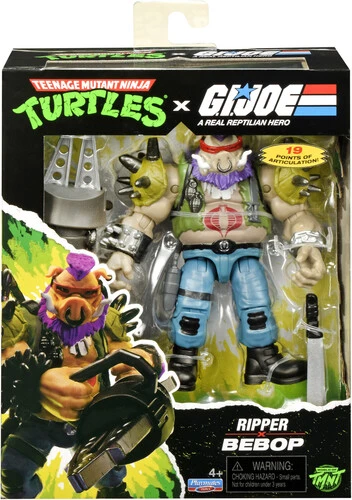 Teenage Mutant Ninja Turtles x G.I. Joe - Ripper x Bebop Action Figure (TMNT)