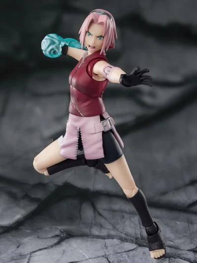 Bandai S.H. Figuarts Naruto Inheritor of Tsunade's Indomitable Will Sakura Haruno Action Figure
