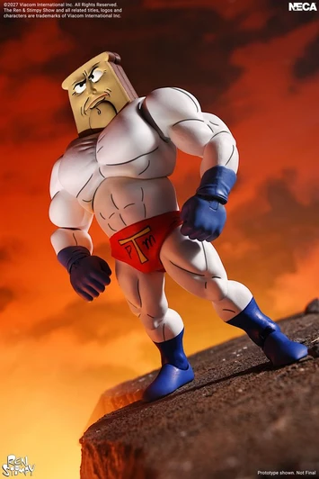 The Ren & Stimpy Show - Ultimate Powdered Toast Man 7" Scale Action Figure