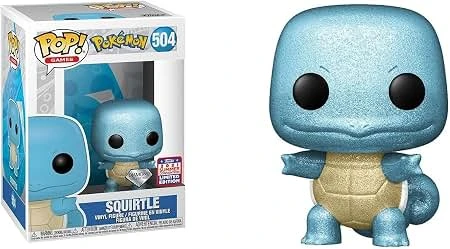 Funko Pop! Games: Pokémon Squirtle 2021 Diamond Summer Con