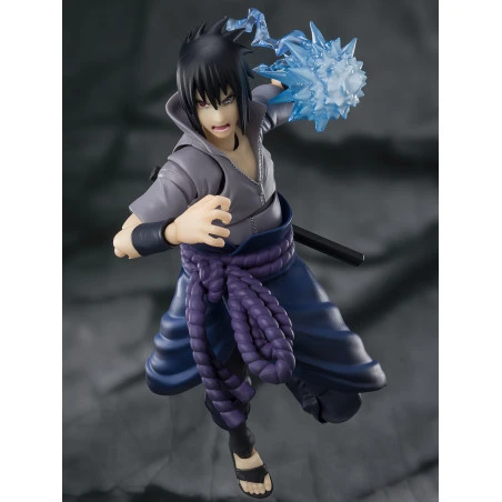 Bandai S.H. Figuarts Naruto He Who Bears All Hatred Sasuke Uchiha Action Figure (Open Box)