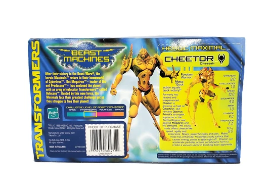 Hasbro (1999) Transformers Beast Machines Heroic Maximal Cheetor