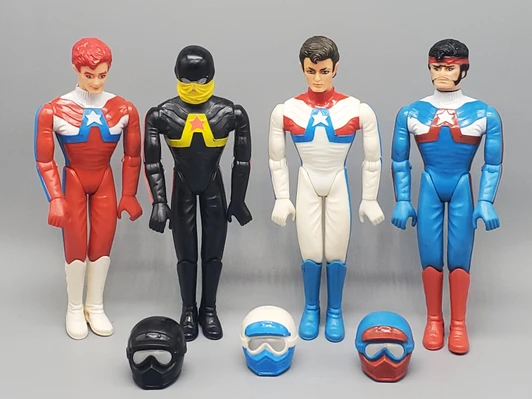 Ideal (1982) Team America set of 4 action figures