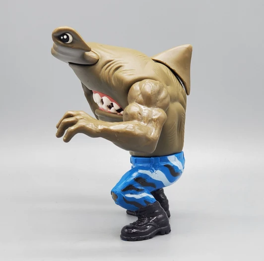 Mattel (1995) Street Sharks Jab (Camo pants) Action Figure (no package)