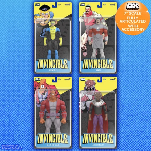 Super7 Invincible - DELUXE Wv1 - SET OF 4 Action Figures