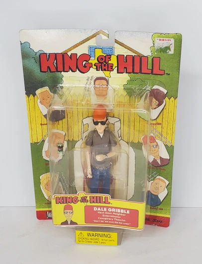 TOYCOM (2002) King of the Hill Dale Gribble action figure