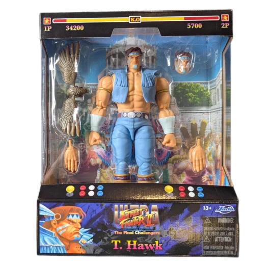 Jada Street Fighter II Deluxe T. Hawk Action Figure  6" Figure