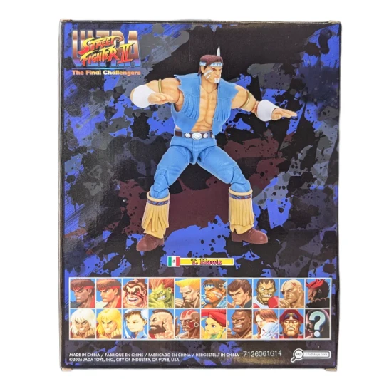Jada Street Fighter II Deluxe T. Hawk Action Figure  6" Figure