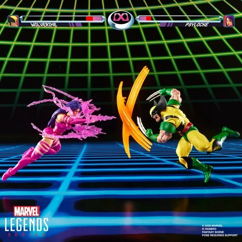 Marvel Games - Marvel Legends - Wolverine vs Psylocke Action Figure 2-Pack
