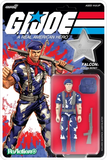 GI JOE ReAction+ Falcon Green Beret