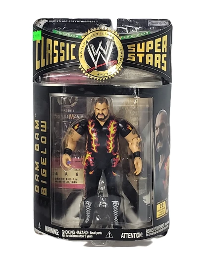Jakks (2006) WWE Classic Super Stars Series 9 Bam Bam Bigelow action figure