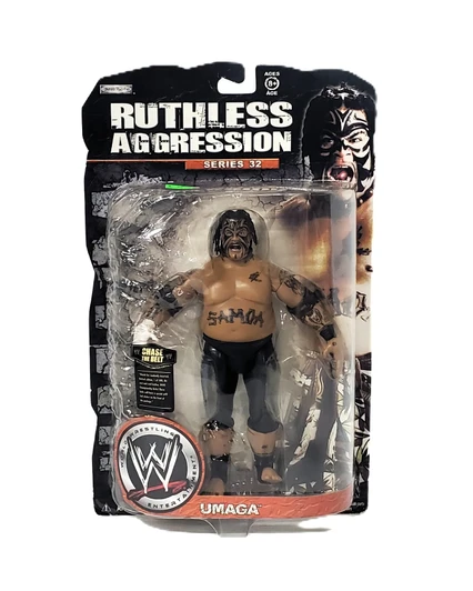 Jakks (2008) WWE Ruthless Aggression Series 32 Umaga Action Figure