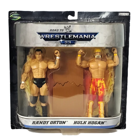 Jakks (2006) WWE Road To Wrestlemania Series 23 Randy Orton Hulk Hogan 2-Pack