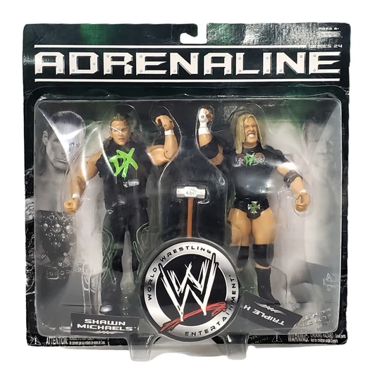 Jakks (2007) WWE Adrenaline Series 24 Shawn Michaels Triple H 2-Pack