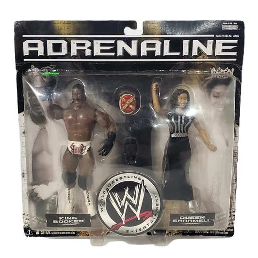 Jakks (2007) WWE Adrenaline Series 26 King Booker Queen Sharmell 2-Pack