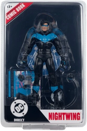 McFarlane Toys - DC Direct - Page Punchers - Nightwing (Nightwing #81) 7" Action Figure with Comic