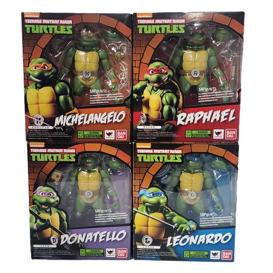 BanDai SH Figuarts Nickelodeon TMNT set of 4 action figures