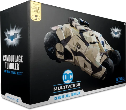 McFarlane DC Multiverse Camouflage Tumbler (The Dark Knight Trilogy) Gold Label