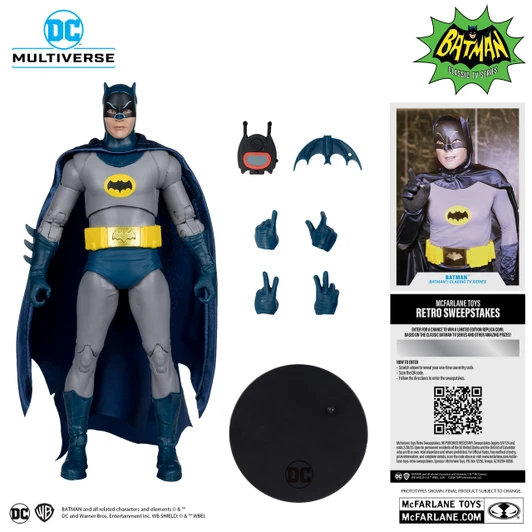McFarlane DC Multiverse Batman (Batman Classic TV Series) 7in Action Figure (Open Package)
