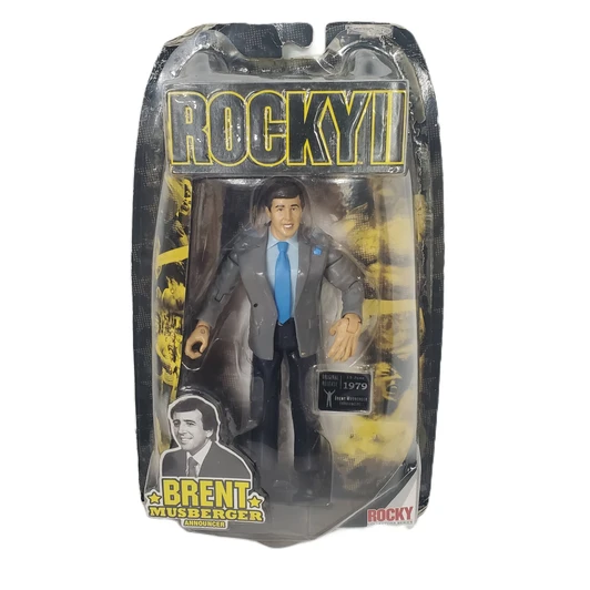 Jakks (2006) Rocky II Brent Musberger Action Figure (damaged package)