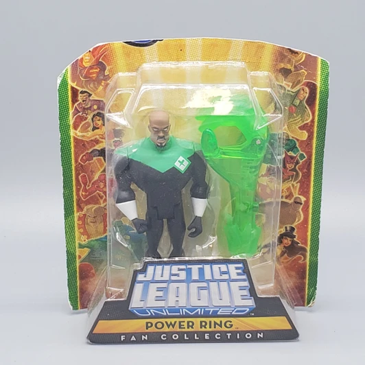 Mattel (2009) Justice League Unlimited Power Ring  Action Figure (cut card)
