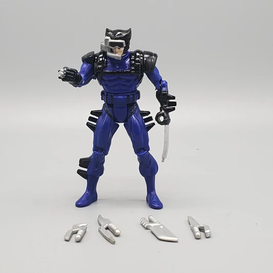 ToyBiz (1993) X-Men Spy Wolverine (Blue suit) Action Figure (no package)