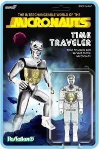 Micronauts ReAction+ Wave 06  Time Traveler (Clear) 3.75" action figure
