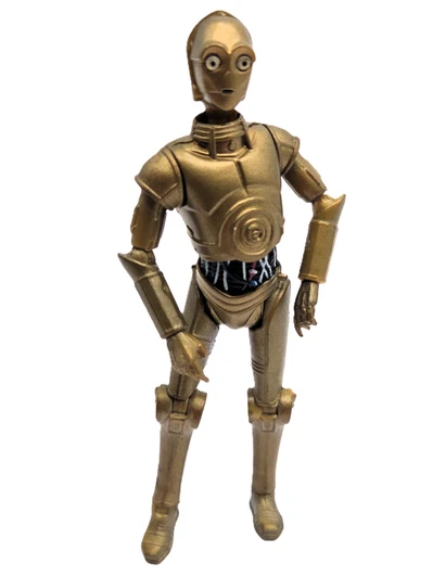 Hasbro (2008) Star Wars Clone Wars C-3PO "Glowing Eyes" 3.75"  action figure (no package)