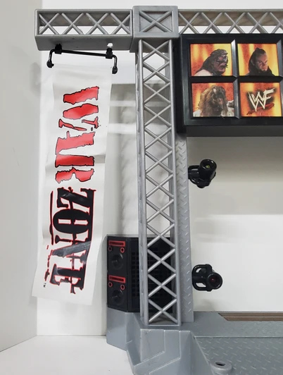 Jakks (1999) WWE WWF TITAN TRON LIVE ENTRANCE STAGE PLAYSET (no package)