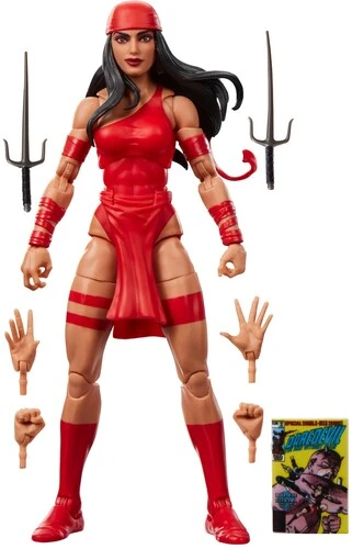 Daredevil #181 (1982) - Marvel Legends - Elektra Action Figure & Comic Accessory