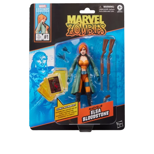 Marvel Zombies #1 (2015) - Marvel Legends - Elsa Bloodstone Action Figure & Comic Accessory