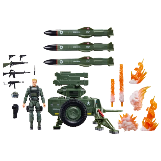 G.I. Joe Classified Series #182, Clayton “Hawk” Abernathy with M.M.S. (Mobile Missile System)