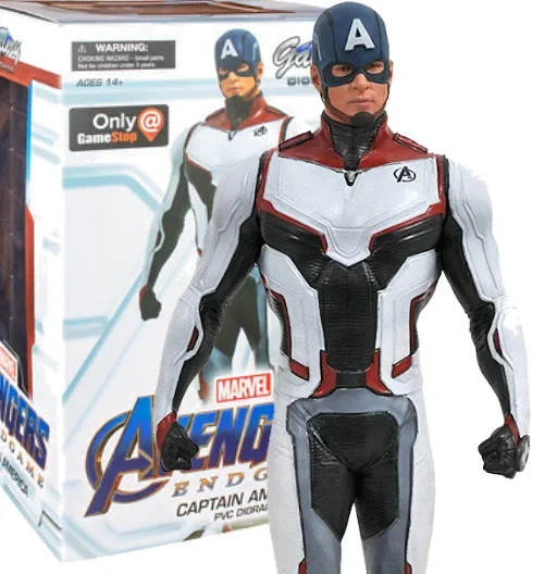 Diamond Select Gallery Marvel Avengers Endgame Captain America PVC Diorama