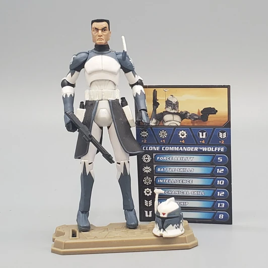 Hasbro (2012) Star Wars Clone Wars Clone Commander Wolffe  3.75"  action figure (no package)