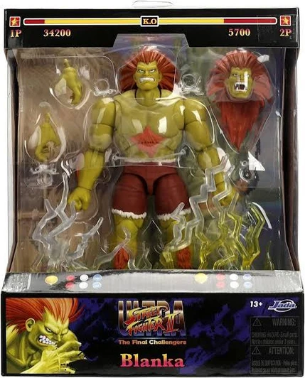 Jada Toys Street Fighter II Blanka 1:12 Action Figure
