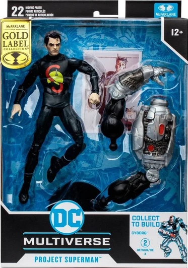McFarlane Toys DC Multiverse Cyborg Series Gold Label Collection Project Superman Action Figure [Flashpoint]