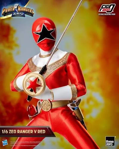 ThreeZero Power Rangers ZEO V Red Ranger 1/6th scale action figure
