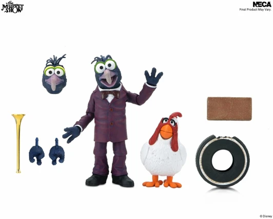 NECA The Muppets - 7 Inch Scale Action Figure - Ultimate Gonzo with Camilla