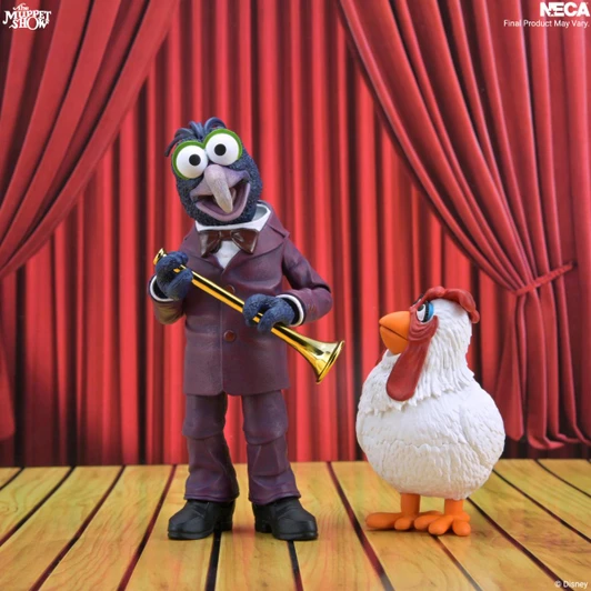 NECA The Muppets - 7 Inch Scale Action Figure - Ultimate Gonzo with Camilla