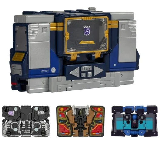 Hasbro Transformers Legacy United G1 Soundwave with Buzzsaw, Ravage and Rumble (No Package)