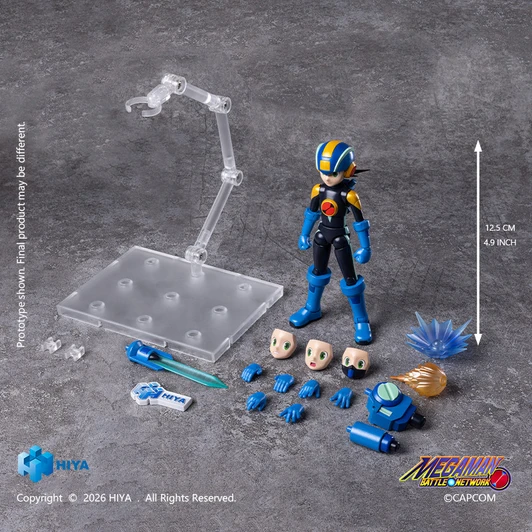 HIYA Exquisite Basic Series None Scale 4.9 Inch Mega Man Battle Network series MegaMan.EXE action figure