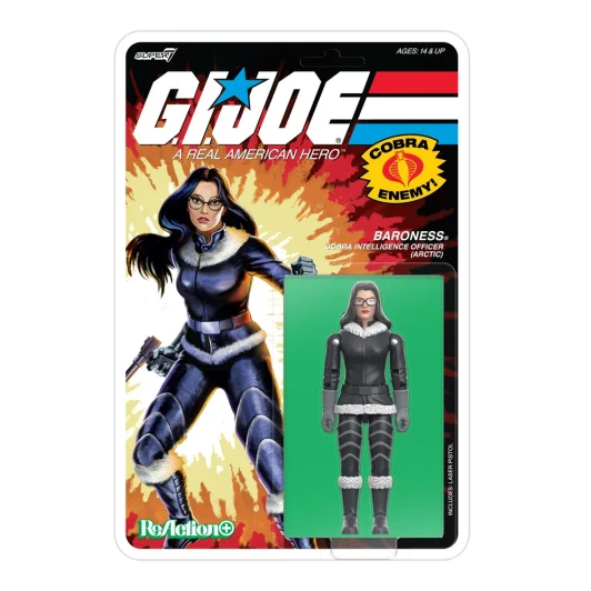 G.I. Joe ReAction+ Wave 10  Baroness (Arctic) (Movie) 3.75" action figure