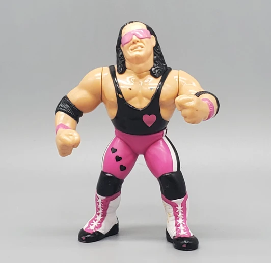 Hasbro (1991) WWF Series 4 Brett "Hitman" Hart action figure (no package)