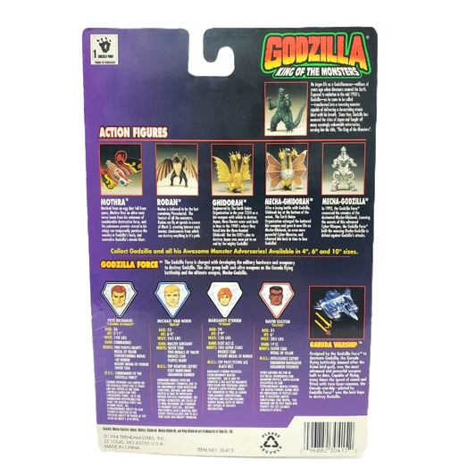 Trendmasters (1994) Godzilla King of the Monsters GODZILLA FORCE  Michael Van Horn action figure