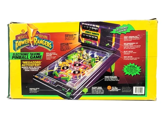 ToyBiz  (1994) Mighty Morphin Power Rangers Electronic Talking Pinball Game