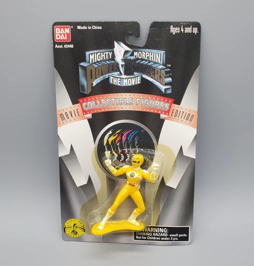 BanDai (1995) MMPR Movie Yellow Ranger collectible figure
