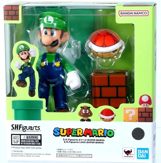 BanDai S.H.Figuarts Super Mario Luigi Action Figure