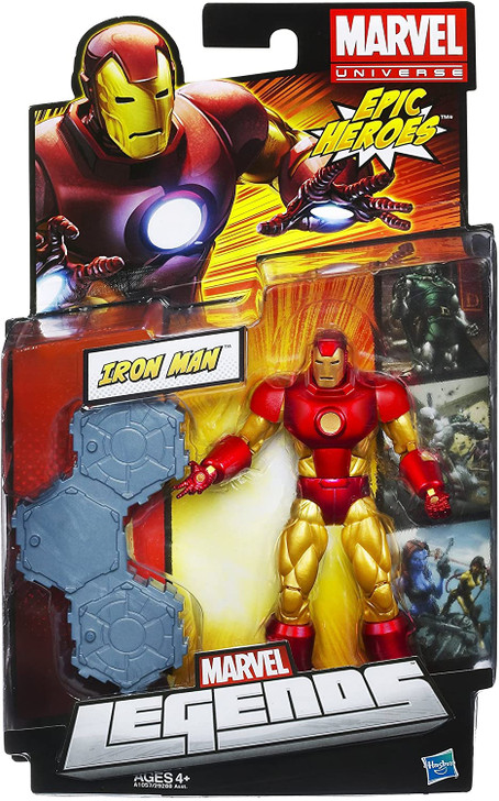 Hasbro Marvel Universe Legends Iron Man Epic Heroes 6" Action Figure