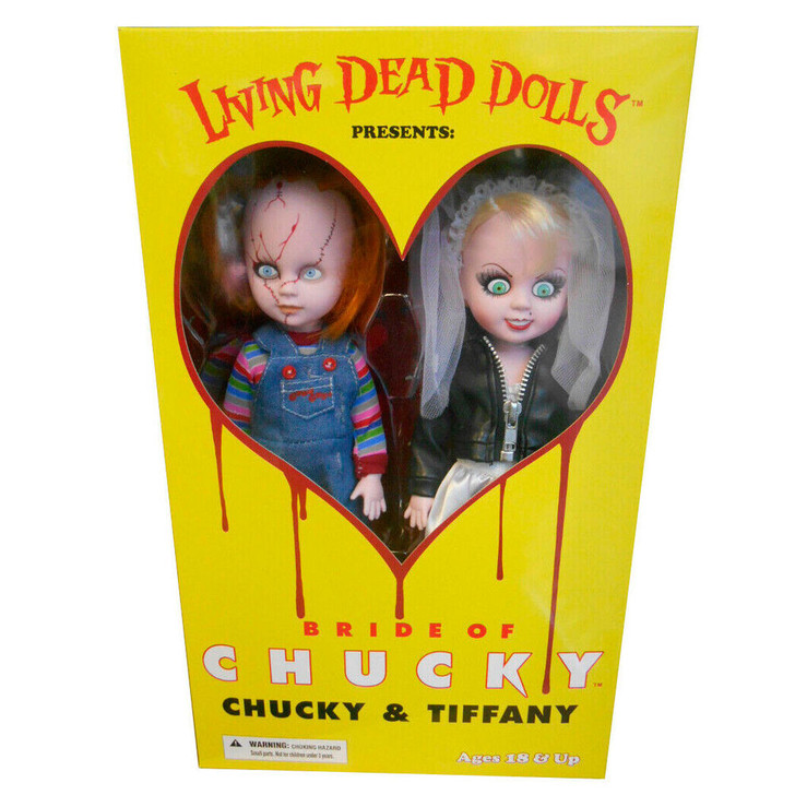 Mezco LDD Presents Chucky and Tiffany Box Set